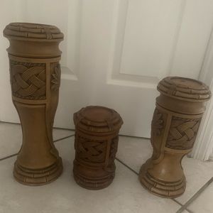 Home decoration candle holders ceramic plate